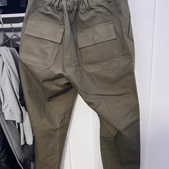 Men's Olive Green Pants - Picture 2 of 3